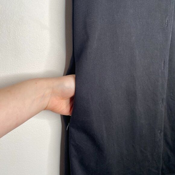 FRANK & OAK Black Button Up Mini Dress | Size: S - Picture 3 of 6